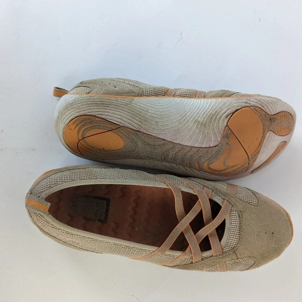Dr. Scholl's Elsie Tan/Orange Slip Ons- 9